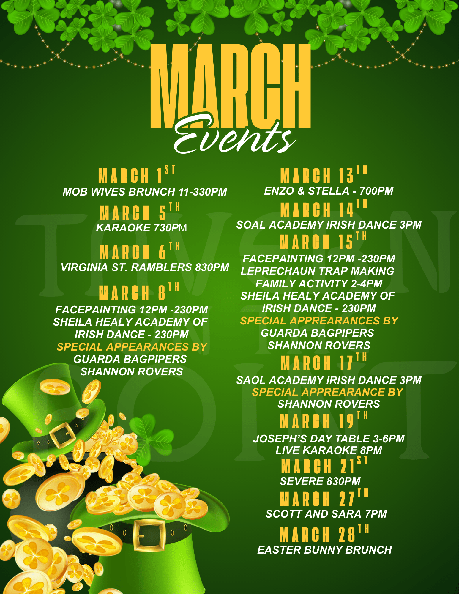 TOTP March Events 2026