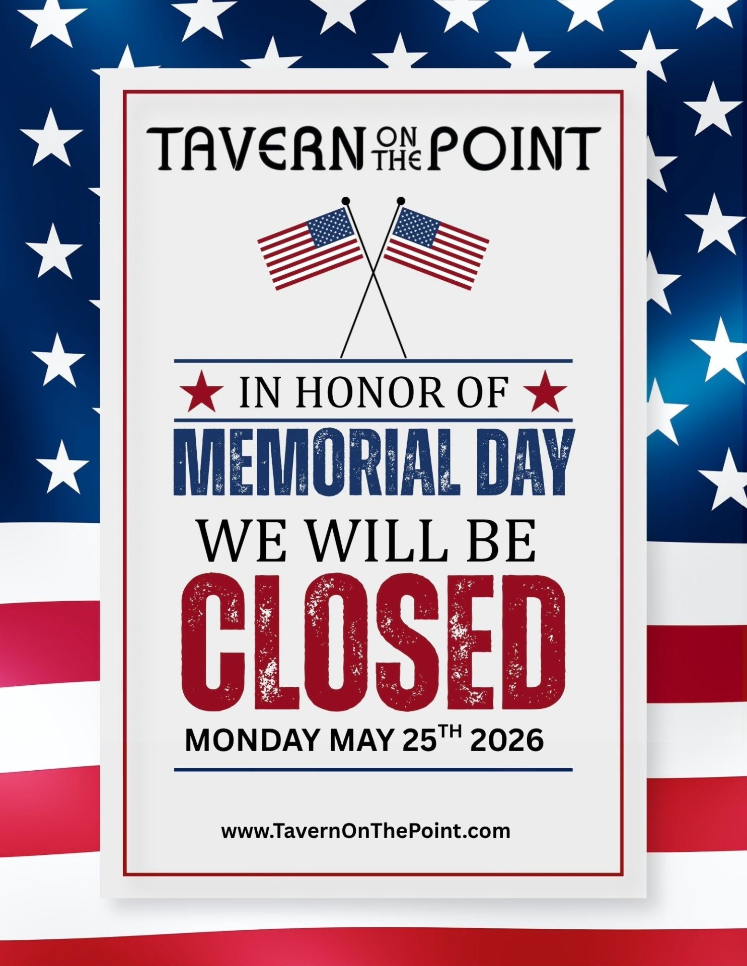 TOTP CLOSED MEMORIAL DAY 2026[1]