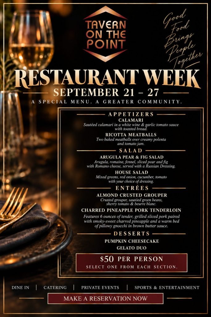Restaurant Week Edison Park Options 2
