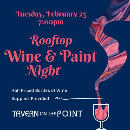 Rooftop Wine & Paint Night